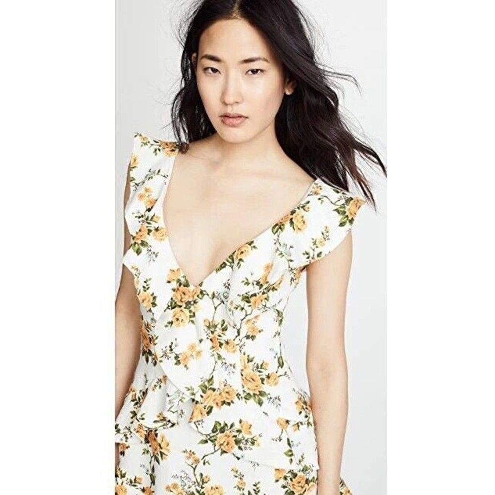 NWT. ZIMMERMANN Floral Print Mini Dress AU1 / US 6 - Picture 9 of 16